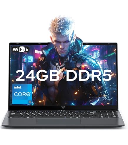 Amazon.com: Laptop with Windows11,24GB DDR5 512GB SSD,Intel i5